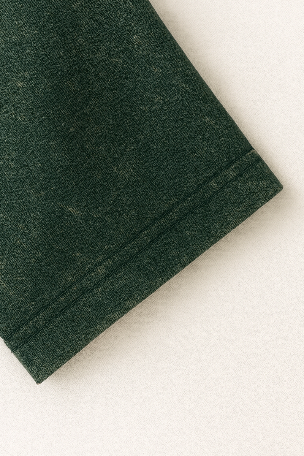 Advester 240 GSM Pure Cotton Men's Bottle Green Oversized Acidwash T-Shirt