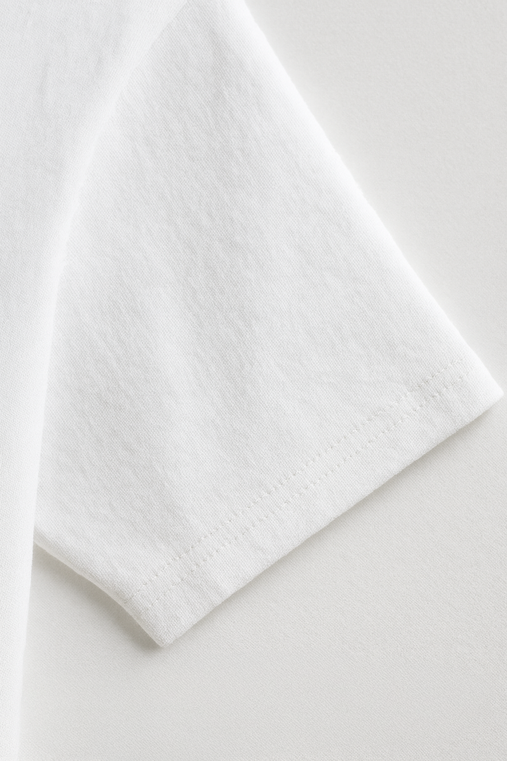 Advester Heavy GSM Pure Cotton Oversized White Plain T-Shirt