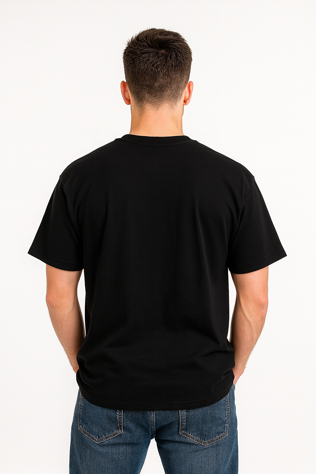 Advester Heavy GSM Pure Cotton Regular Fit Black Graphic T-Shirt