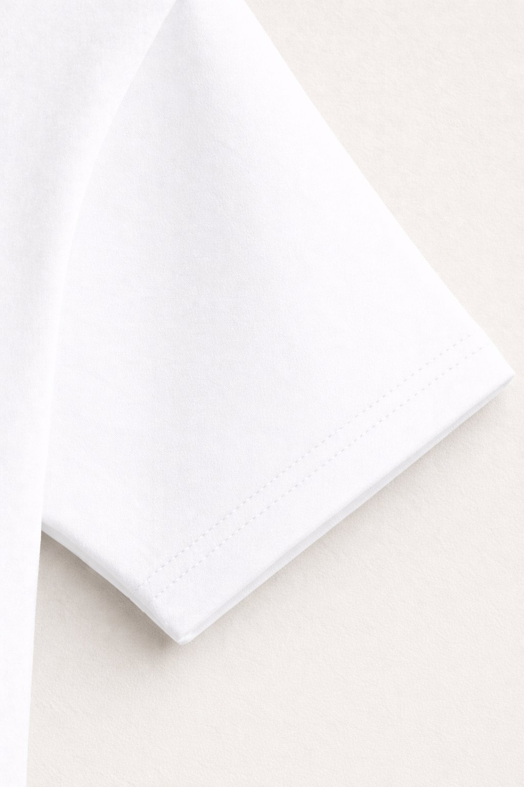Advester Heavy GSM Pure Cotton Regular Fit White Plain T-Shirt